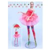 Modní plesové šaty na panenku Barbie