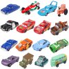 Disney Pixar Cars 2 3 Lightning McQueen Mater Jackson Storm Ramirez 1 55 Diecast Vehicle Metal 0