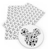 Látka na šití polyester - bavlna 50x145 cm a 50 x 45 cm, motiv Mickey Mouse