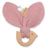 Dětské kousátko s ptáčkem New Baby Bird pink (Barva Růžová)