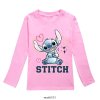 Dětské triko s dlouhým rukávem Stitch