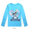 Dětské triko s dlouhým rukávem Stitch