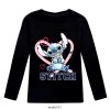 Dětské triko s dlouhým rukávem Stitch
