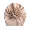 Dětská čepička "turban" s květinou