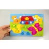 Color Cognition Board Montessori Educational Toys For Children Wooden Toy Jigsaw Kids Early Learning Color Match 3