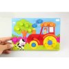 Color Cognition Board Montessori Educational Toys For Children Wooden Toy Jigsaw Kids Early Learning Color Match 0