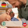 Latexový dudlík NUK For Nature 0-6m 2 ks box červená (Barva Červená, Velikost 0-6 m)