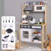 Dětská dřevěná kuchyňka s vybavením Scandi Montessori Baby Mix (Barva Multicolor)
