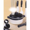 Dětská dřevěná kuchyňka s vybavením Scandi Montessori Baby Mix (Barva Multicolor)
