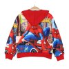 Chlapecká mikina SPIDERMAN, s kapucí (2-8 let)