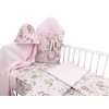 6-ti dílná výhod. sada s dárkem pro miminko, 120 x 90 cm, Little Balerina - růžová (Velikost povlečení 135x100)