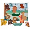 drevene zabavne vkladaci puzzle adam toys safari 3d
