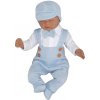 Z&Z 5-dílná pletená sada Boy, body, kalhoty, čepička, motýlek, botičky, modrá, vel. 68 (Velikost koj oblečení 86 (12-18m))