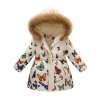 Kids Girls Jacket 2018 Autumn Winter Jacket For Girls Coat Baby Warm Hooded Outerwear Coat Girls 6