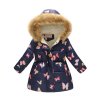 Kids Girls Jacket 2018 Autumn Winter Jacket For Girls Coat Baby Warm Hooded Outerwear Coat Girls 14