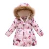 Kids Girls Jacket 2018 Autumn Winter Jacket For Girls Coat Baby Warm Hooded Outerwear Coat Girls 3