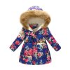 Kids Girls Jacket 2018 Autumn Winter Jacket For Girls Coat Baby Warm Hooded Outerwear Coat Girls 12