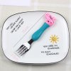 Peppa Pig Tableware Spoon Cross Fork Soup Spoon Set Dining Lunch George Action Figures Anime Figures 2