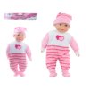 Miminko holčička se zvukem - srdíčka 40 cm