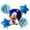 Narozeninové balonky Sonic, 5ks
