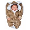 Baby Nellys Manšestrová kombinézka/overálek s kožíškem Cute Bunny - růžová, vel. 68/74 (Velikost koj oblečení 68/74 (6-9m))