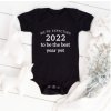 Kojenecké body s nápisy - Baby 2022 mix