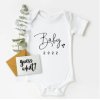 Kojenecké body s nápisy - Baby 2022 mix