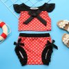 Dvoudílné plavky "Minnie Mouse" + sluneční brýle