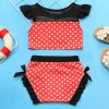 Dvoudílné plavky "Minnie Mouse" + sluneční brýle