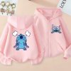 MIKINA STITCH na zip, různé barvy