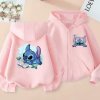 MIKINA STITCH na zip, různé barvy
