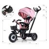 Dětská tříkolka Milly Mally Movi black-pink (Barva Růžová)