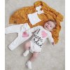 5-ti dílná soupravička do porodnice I love mom & dad, holka (Velikost koj oblečení 56 (1-2m))