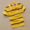 Jargazol T Shirt Kids Clothes Turn down Collar Baby Boy Summer Top Tshirt Color Stripes Vetement 6