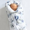 135525 241691 baby nellys bavlneny nahr povlak potah na retro zavinovacku lally sny jednorozce bily
