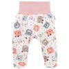 Polodupačky, bavlna Space Bear, Baby Nellys - pastel pudrová (Velikost 68 (3-6m))