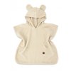 Dětské mušelínové pončo lux s kapucí Teddy, rychleschnoucí, béžové (Velikost koj oblečení 86/104)