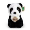 Rappa Plyšová panda sedící 18 cm ECO-FRIENDLY