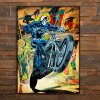 4x obraz Marvel hrdinové (Daredevil, Black Widow, Ghost Rider, Venom)