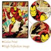 4x obraz Marvel hrdinové (Daredevil, Black Widow, Ghost Rider, Venom)