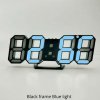 3D LED nástěnné nebo stolní digitální hodiny