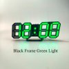 3D LED nástěnné nebo stolní digitální hodiny
