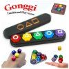 Gonggi – tradiční korejská hra na házení kamínků (Squid Game)