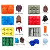 Star Wars Ice Tray Silicone Mold Ice Cube Tray Chocolate Mould Death Star Darth Vader R2D2 19