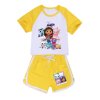 Dětský letní set - tričko + kraťasy s motivem "Gabby's Dollhouse"