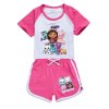 Dětský letní set - tričko + kraťasy s motivem "Gabby's Dollhouse"