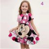 Dívčí letní šaty s motivem "Minnie Mouse"