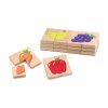 Dřevěné magnetické puzzle - ovoce
