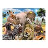 Puzzle 3D - Smějící se africká zvířata