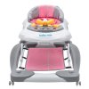 Dětské chodítko s houpačkou a silikonovými kolečky Baby Mix růžové (Barva Růžová)